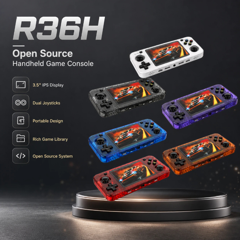Gaming Console R36H - Konsol Game Genggam R36h Layar Ips