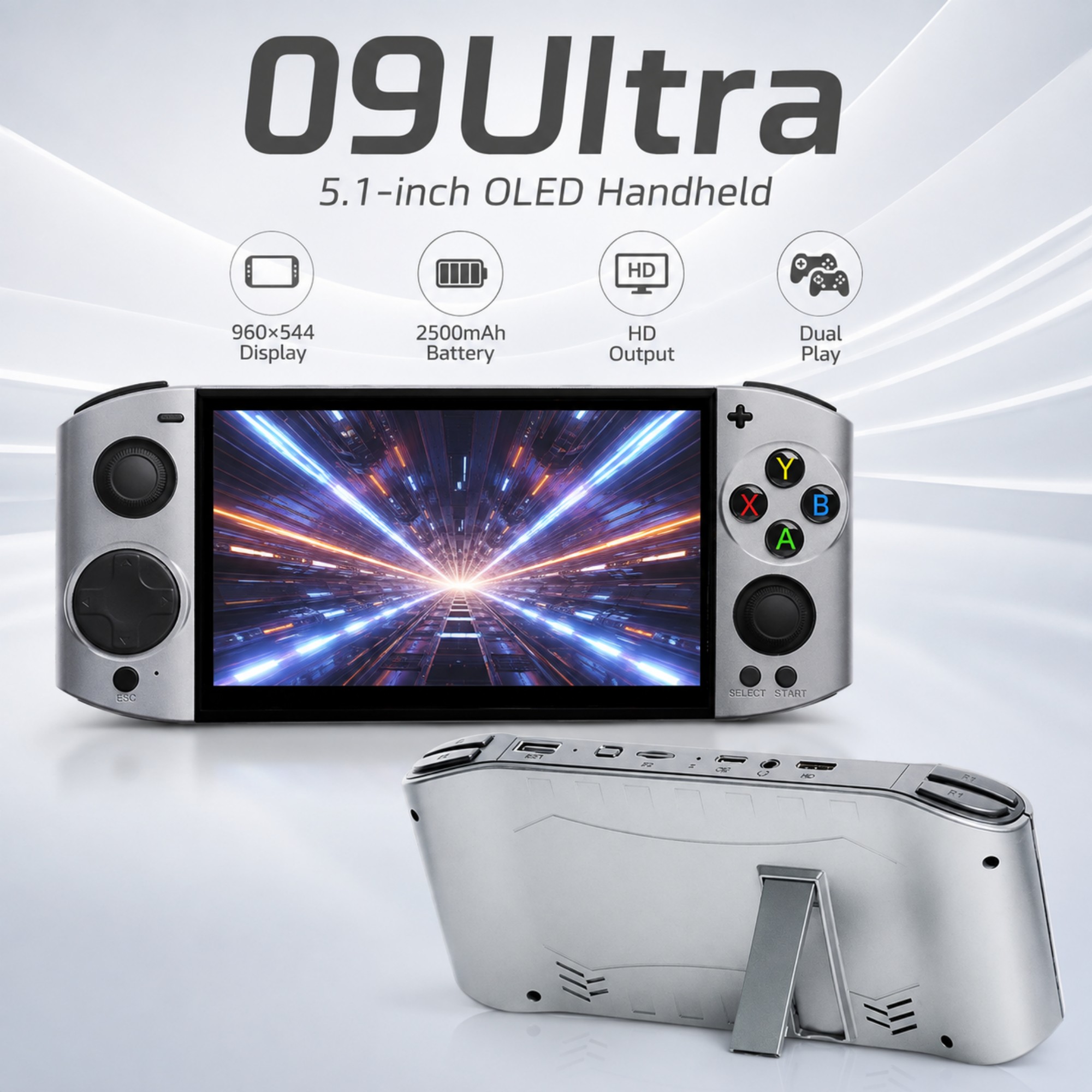 Gaming Console Type - 09 Ultra Konsol Game Genggam OLED
