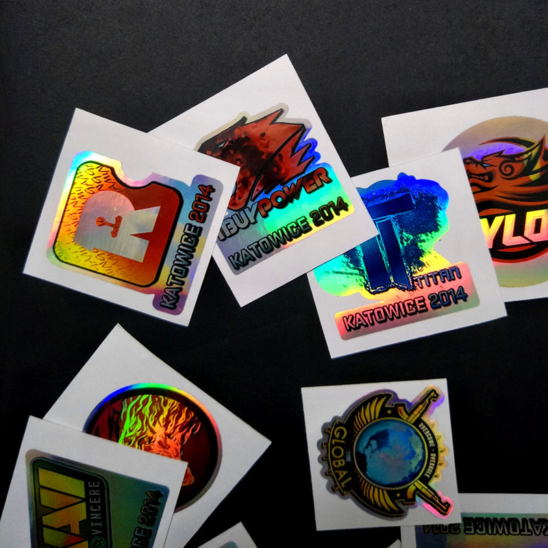 Gaming Console In Car - CS:GO Stiker Periferal Holografik Cetak Fisik