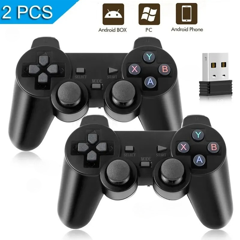 Gaming Console For Smart Tv - Pengontrol Game Nirkabel 2.4GHz dengan Penerima