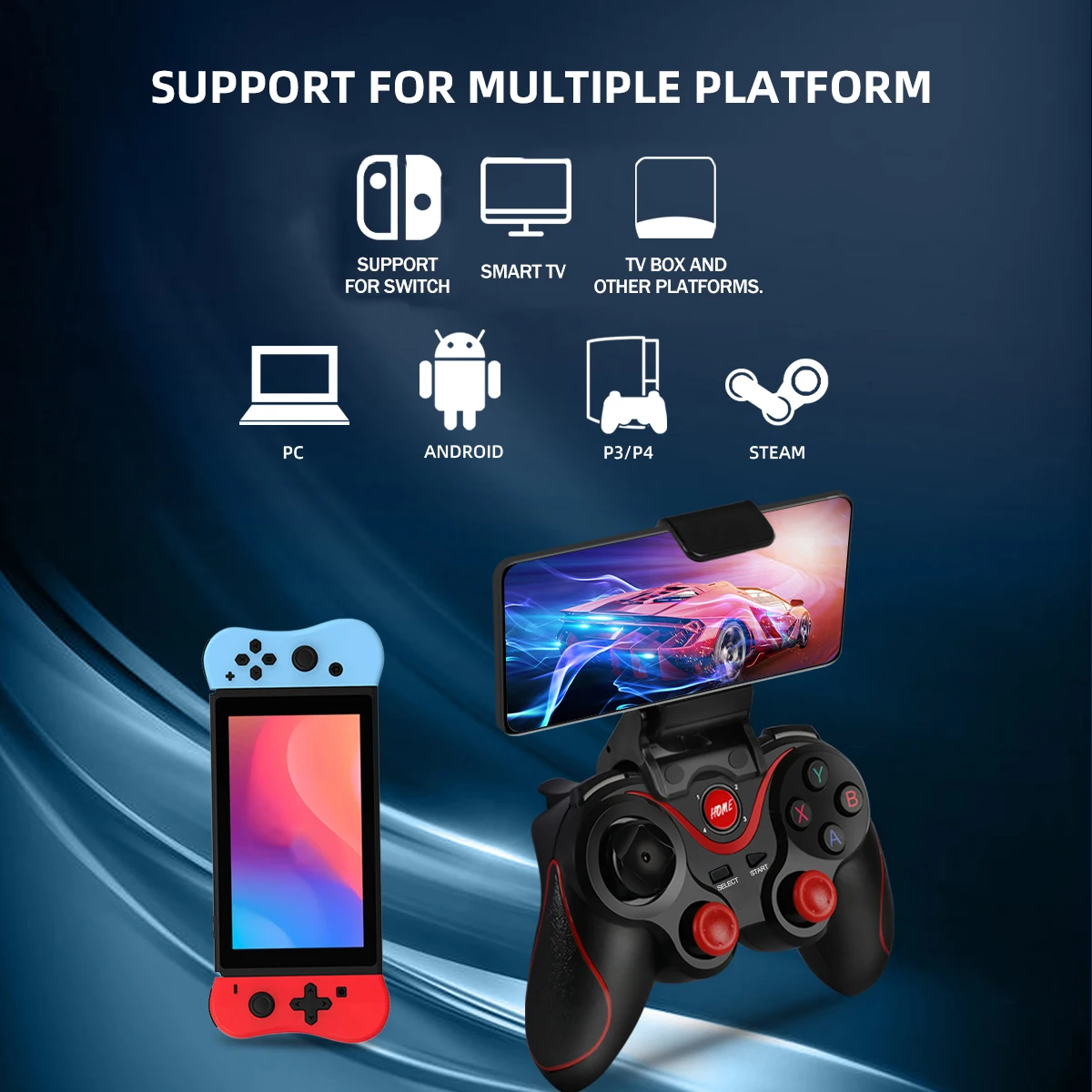 Gamepad Bluetooth nirkabel, Ga - Gaming Console For Smart Tv ulasan dan harga