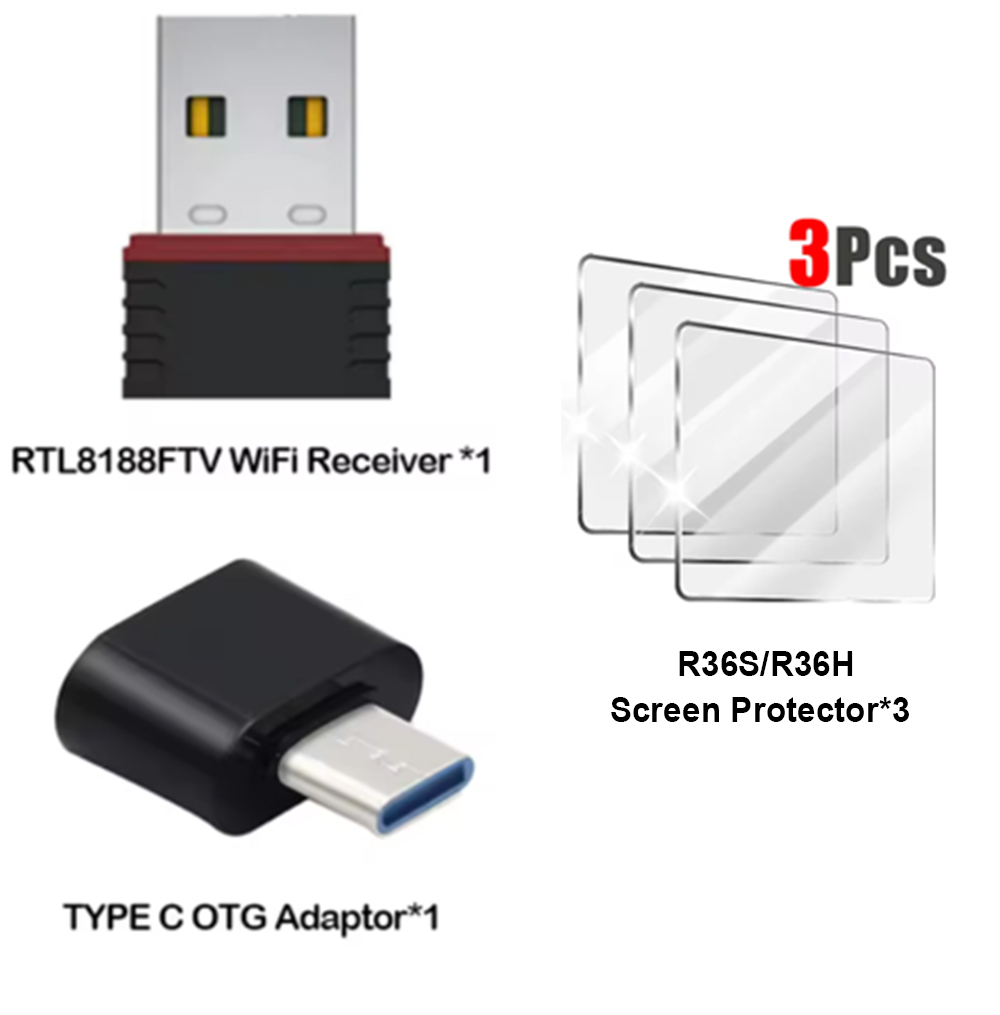 R36S (WiFi) RTL8188FTV Dongle  - Gaming Console R36H ulasan dan harga