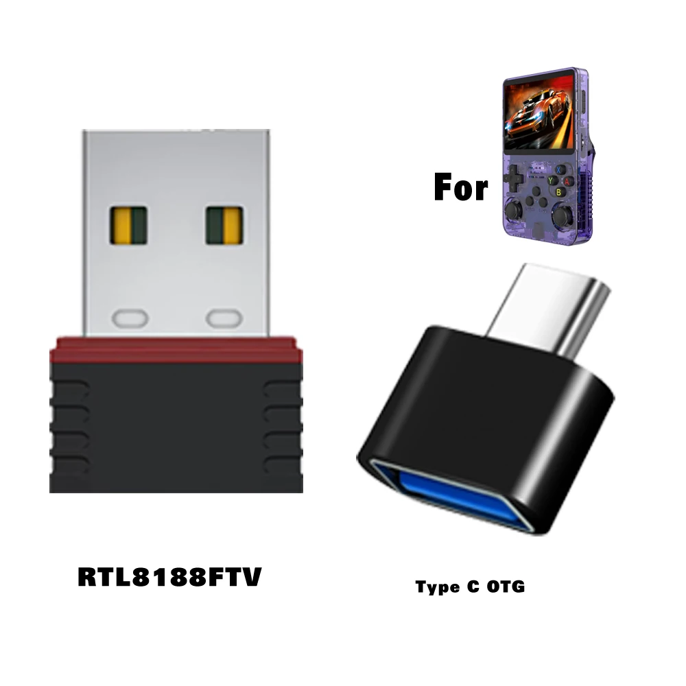 R36S (WiFi) RTL8188FTV Dongle  - Gaming Console R36H ulasan dan harga