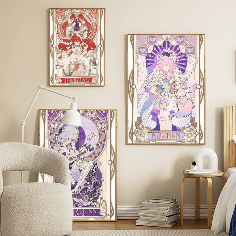 Poster Honkai Star Rail Popule - Gaming Console Wallpaper ulasan dan harga