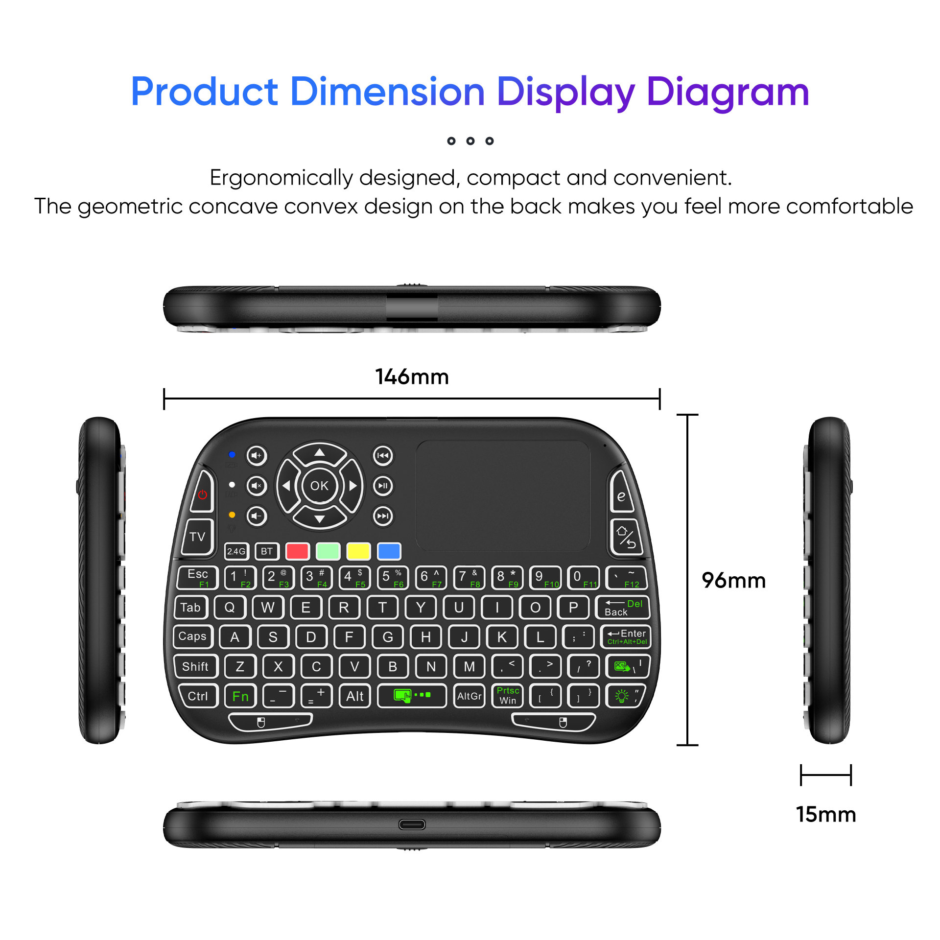 Papan ketik nirkabel Mini M9 B - Gaming Console For Smart Tv ulasan dan harga