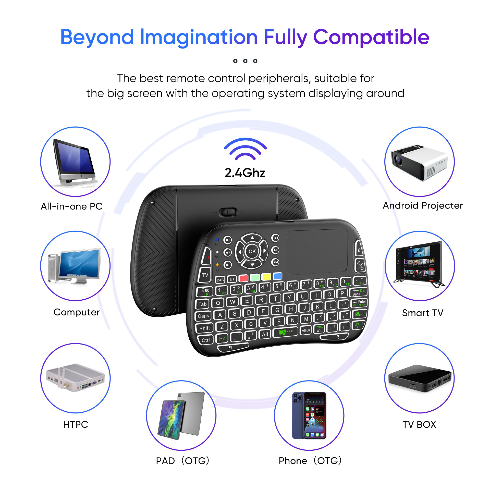 Papan ketik nirkabel Mini M9 B - Gaming Console For Smart Tv ulasan dan harga