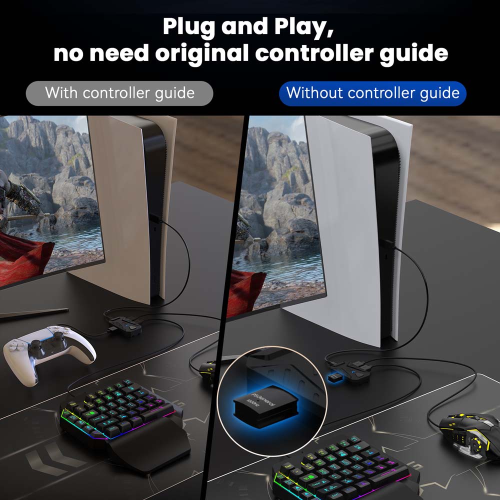 Untuk PS5 Gaming Keyboard Mous - Gaming Console Type ulasan dan harga
