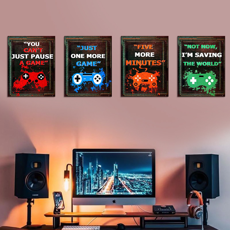 Stiker dinding dekorasi dindin - Gaming Console Wallpaper ulasan dan harga
