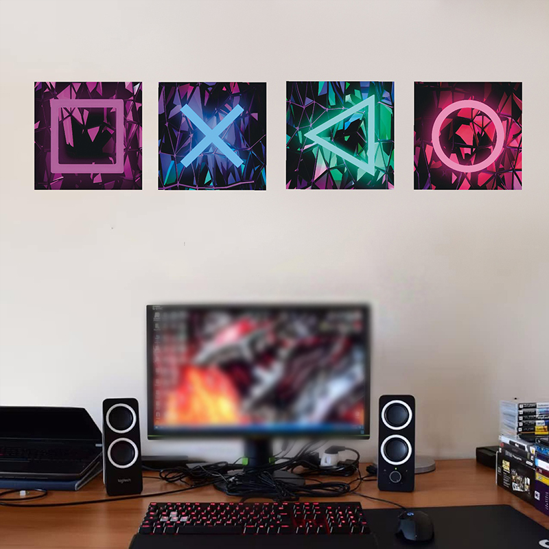 Stiker dinding dekorasi dindin - Gaming Console Wallpaper ulasan dan harga