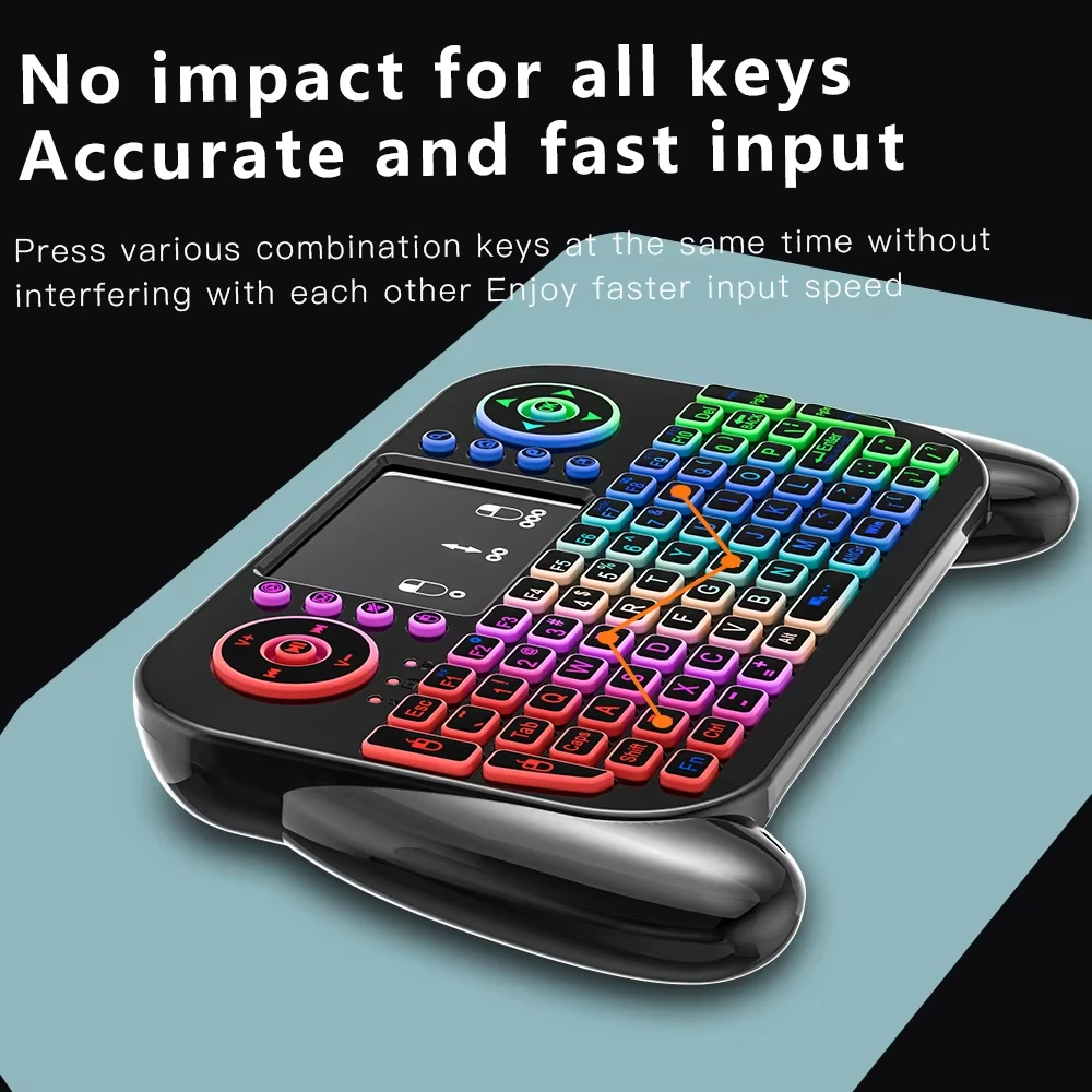 KEBIDUMEI Keyboard Mini dengan - Gaming Console For Smart Tv ulasan dan harga
