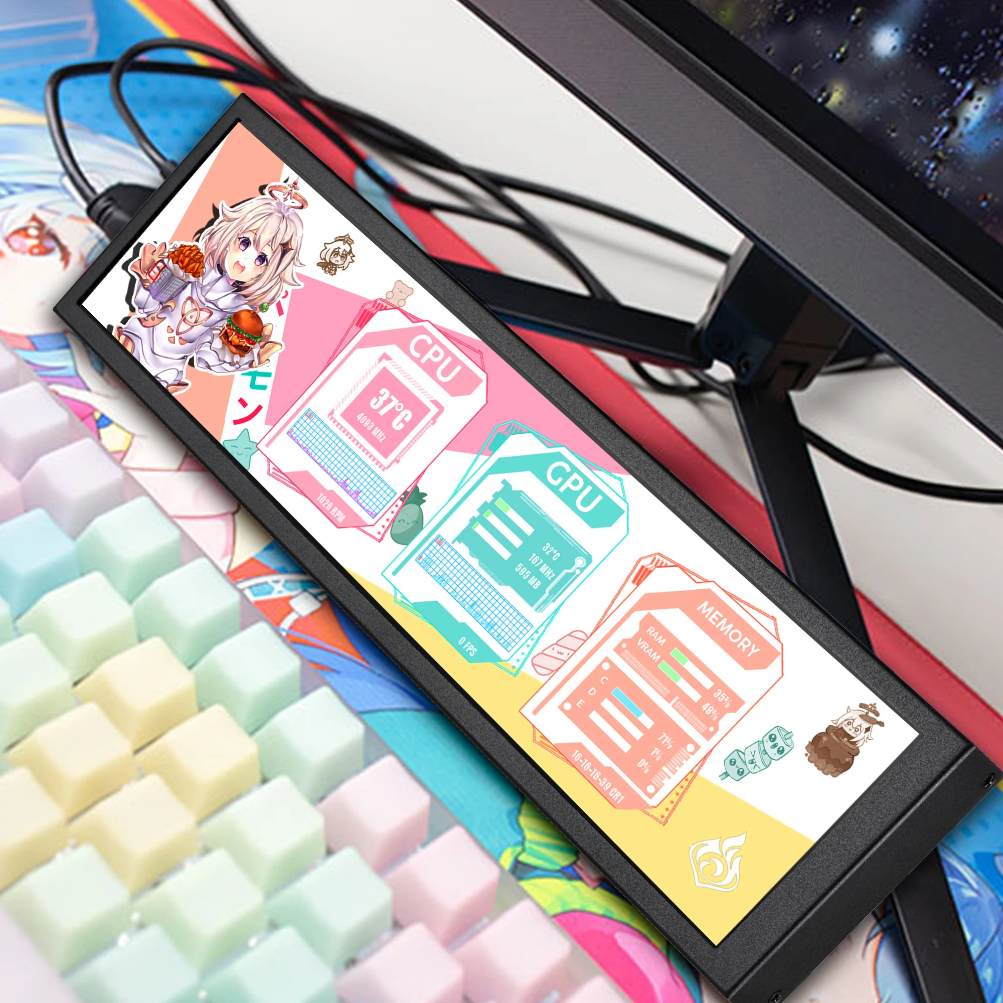 Wisecoco 8.8 Inci FHD Layar Se - Gaming Console Wallpaper ulasan dan harga